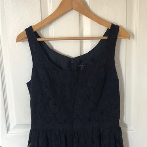 Banana Republic Navy Lace Dress